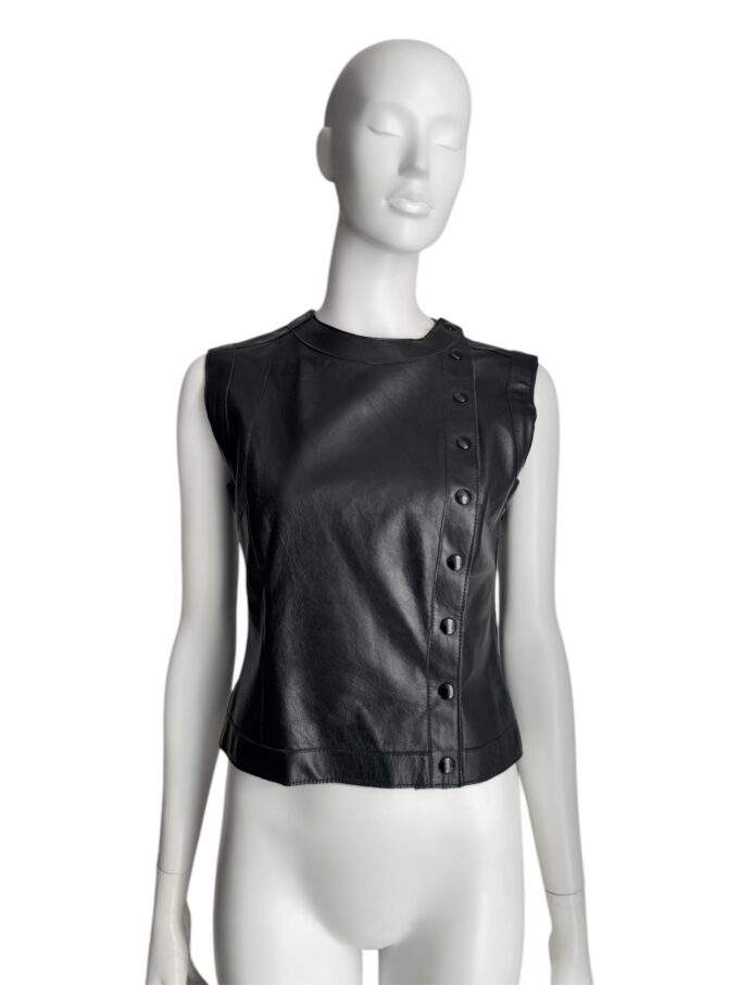 Top Kyuso en cuir