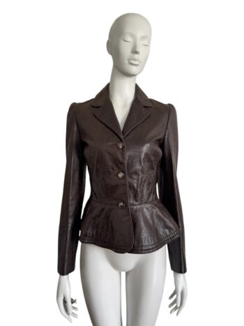 Veste Moschino en cuir