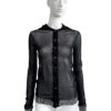 Top mesh Jean-Paul Gaultier à capuche