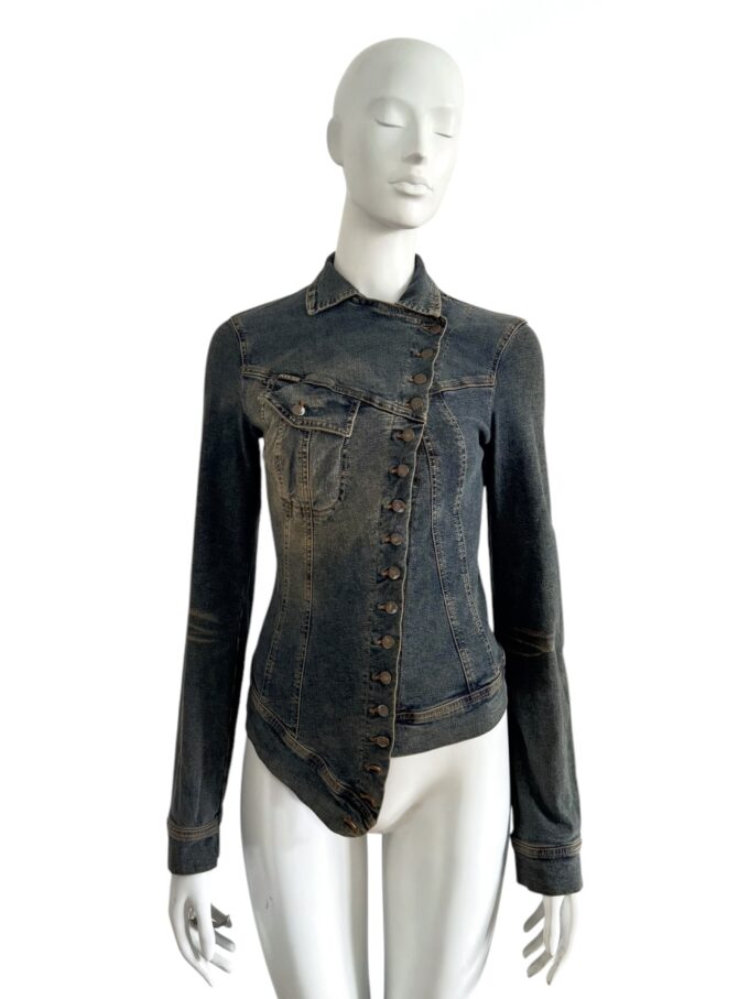 Veste Plein Sud asymétrique en denim