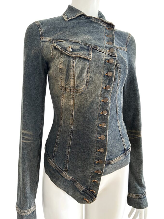 Veste Plein Sud asymétrique en denim