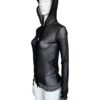 Top mesh Jean-Paul Gaultier à capuche
