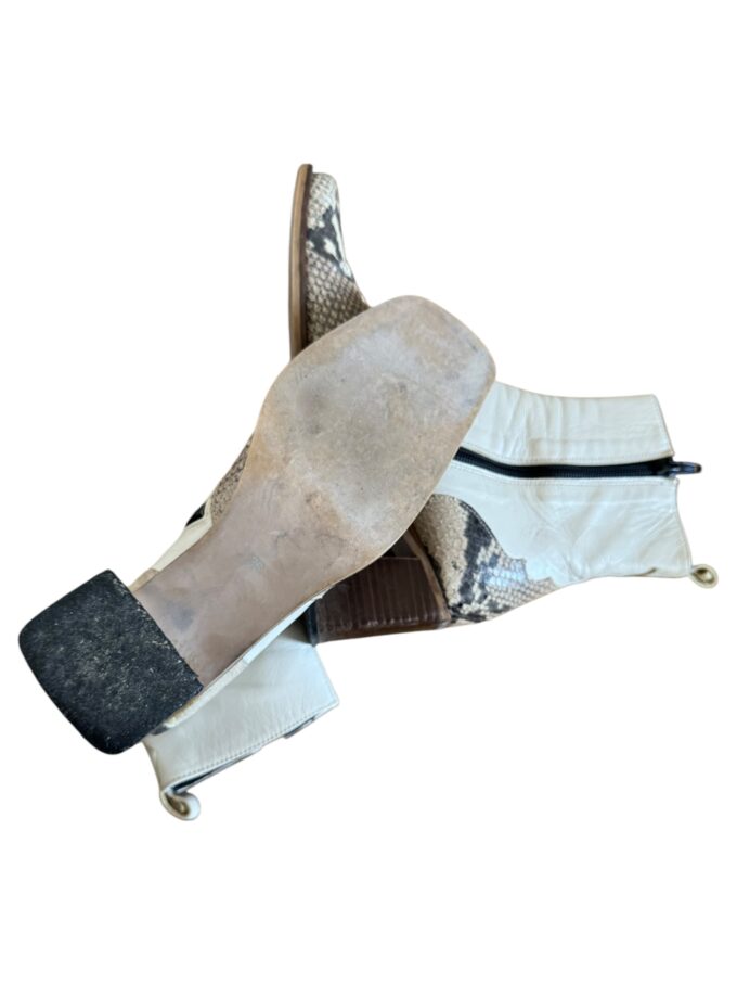 Bottines en cuir